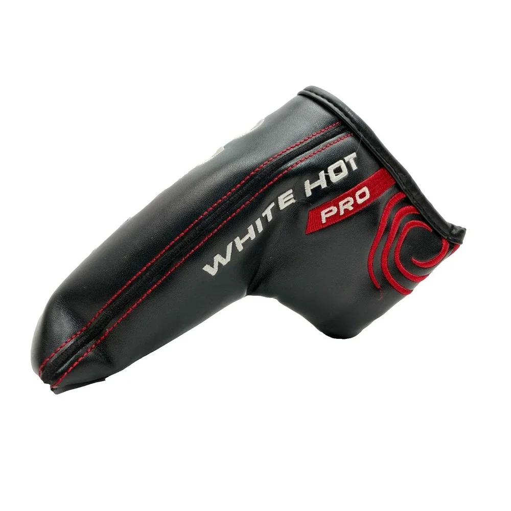 Odyssey White Hot Pro Blade Putter Headcover | Black, Red, & White Golf Cover